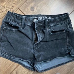 Black American eagle shorts